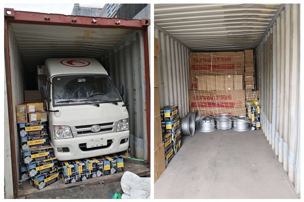 小型福田汽車&配件出口流程_國際貨運_旭洲物流